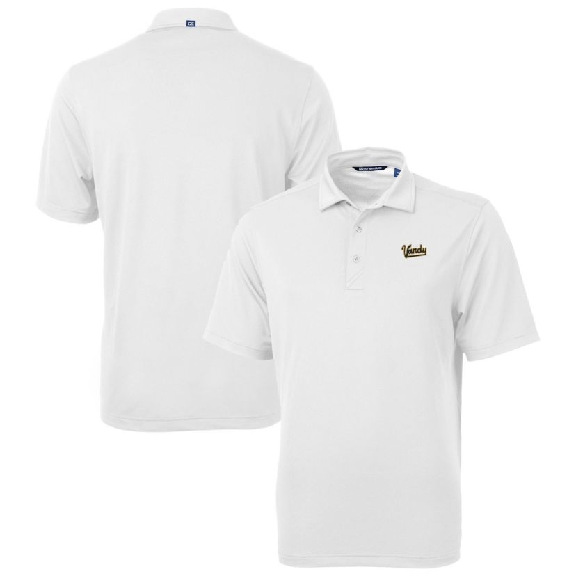NCAA Vanderbilt Commodores Vault DryTec Virtue Eco Pique Recycled Polo