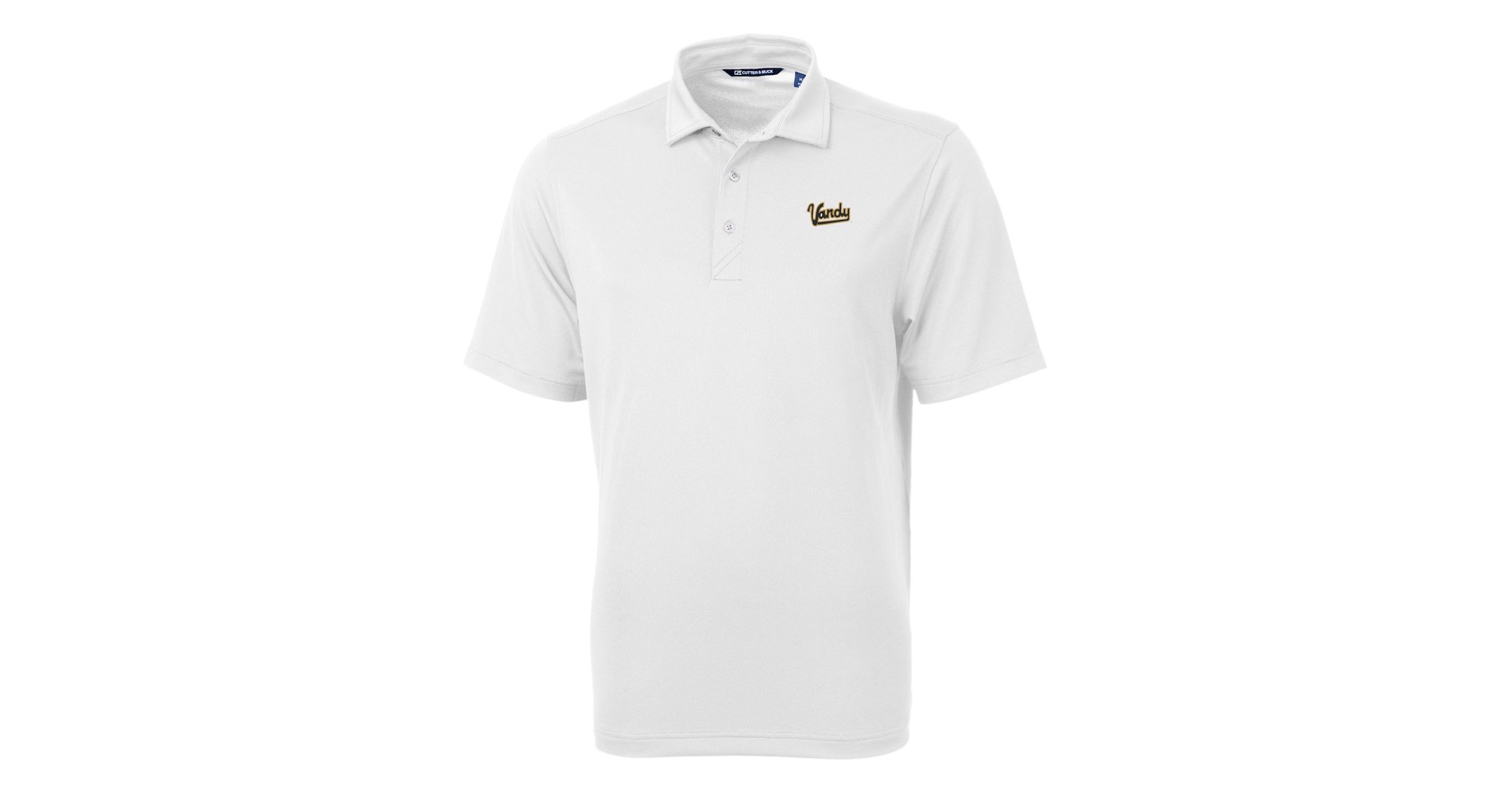 NCAA Vanderbilt Commodores Vault DryTec Virtue Eco Pique Recycled Polo