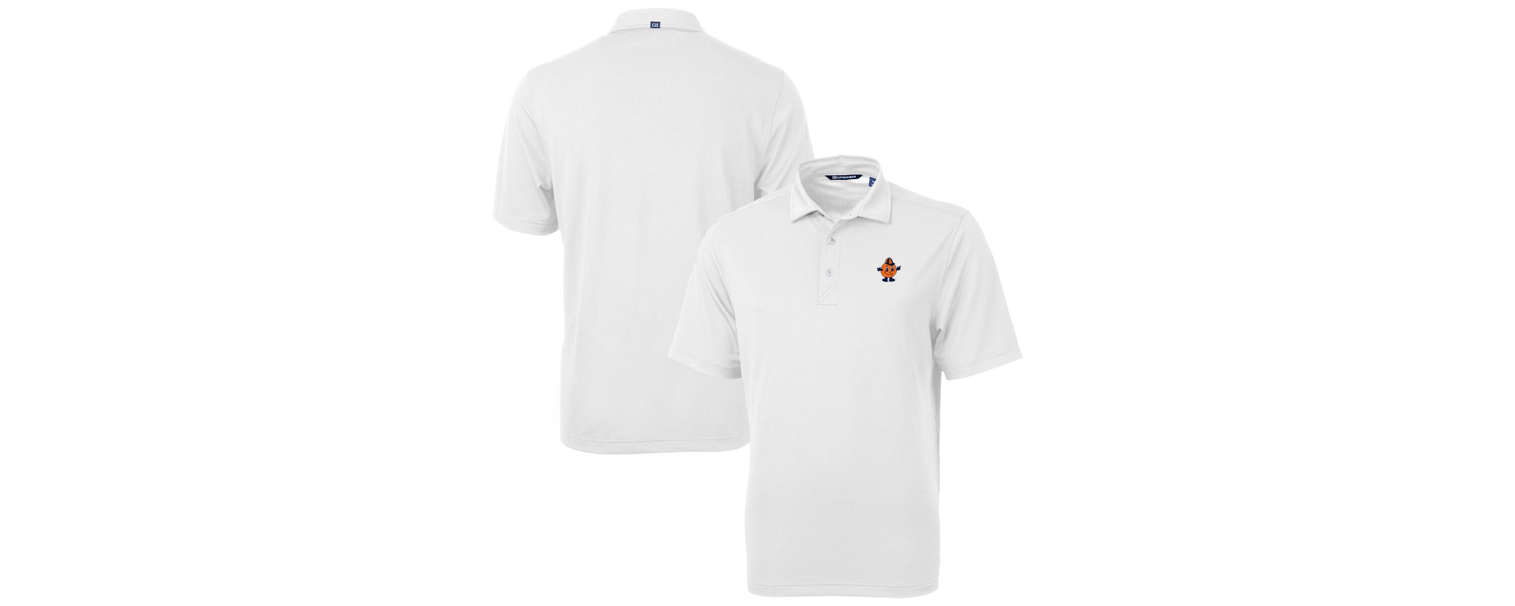 Syracuse Orange NCAA Syracuse Vault DryTec Virtue Eco Pique Recycled Polo