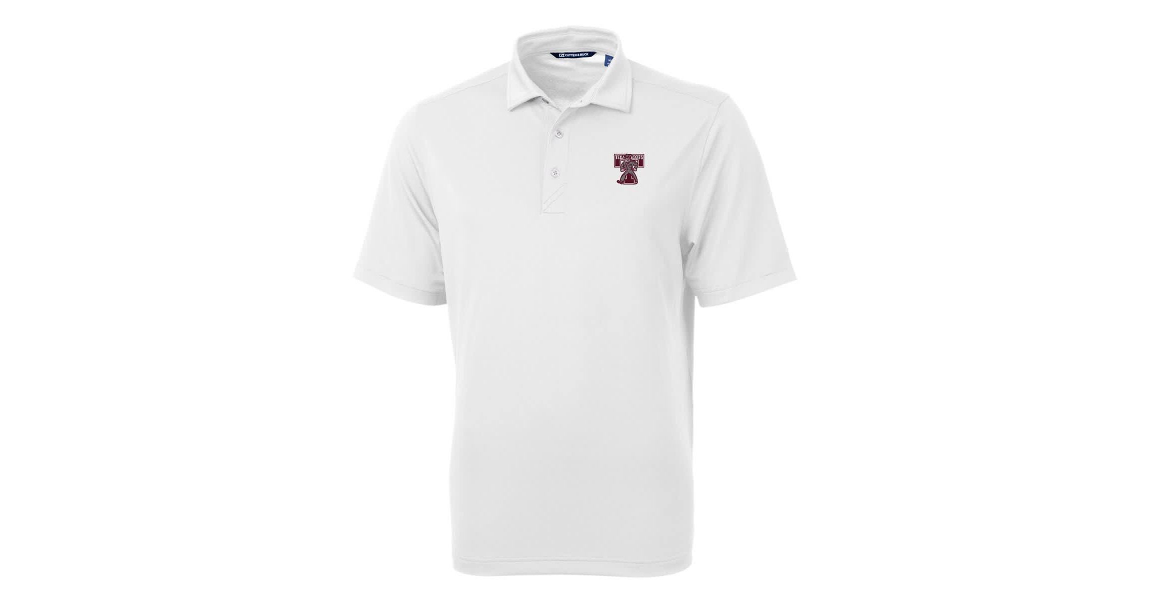 NCAA Texas A&M Aggies Vault DryTec Virtue Eco Pique Recycled Polo