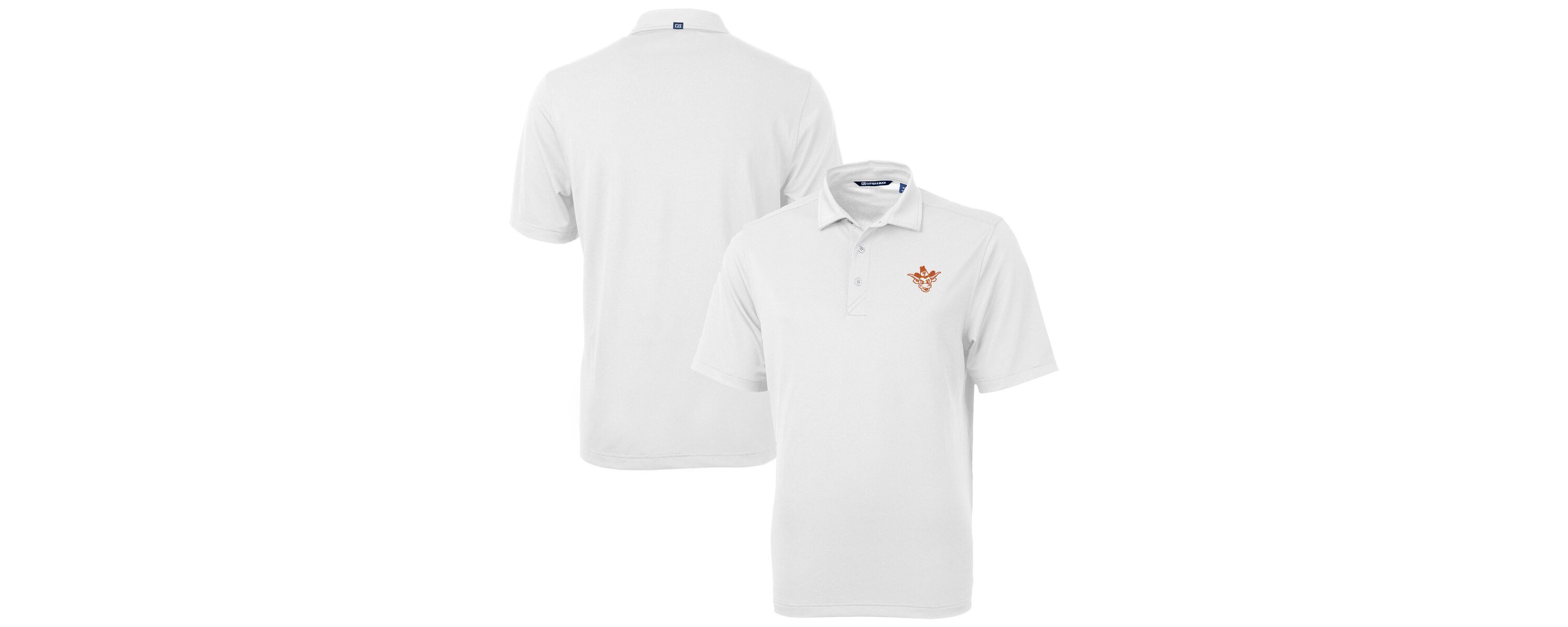NCAA Texas Longhorns Vault DryTec Virtue Eco Pique Recycled Polo