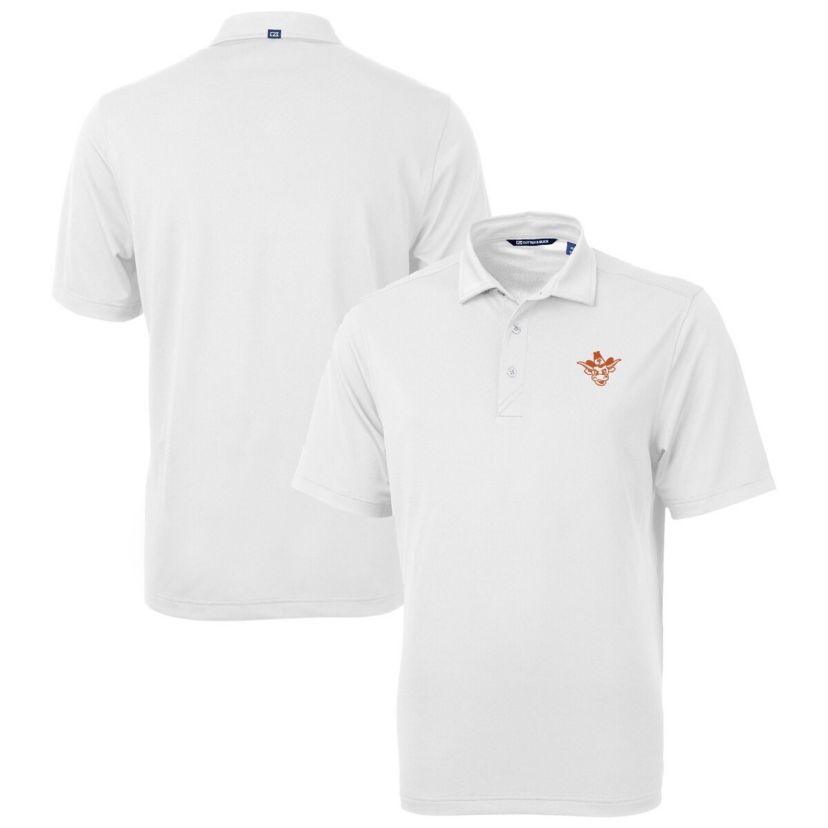 NCAA Texas Longhorns Vault DryTec Virtue Eco Pique Recycled Polo