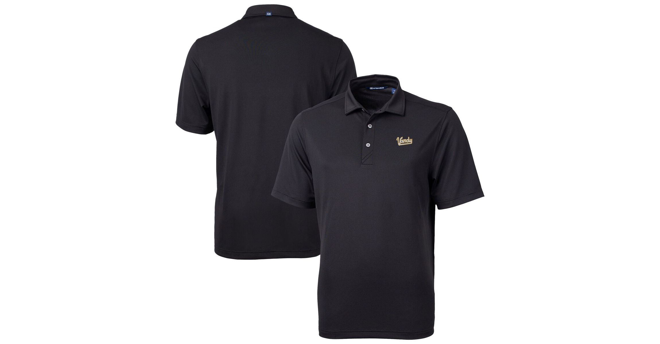 NCAA Vanderbilt Commodores Vault DryTec Virtue Eco Pique Recycled Polo