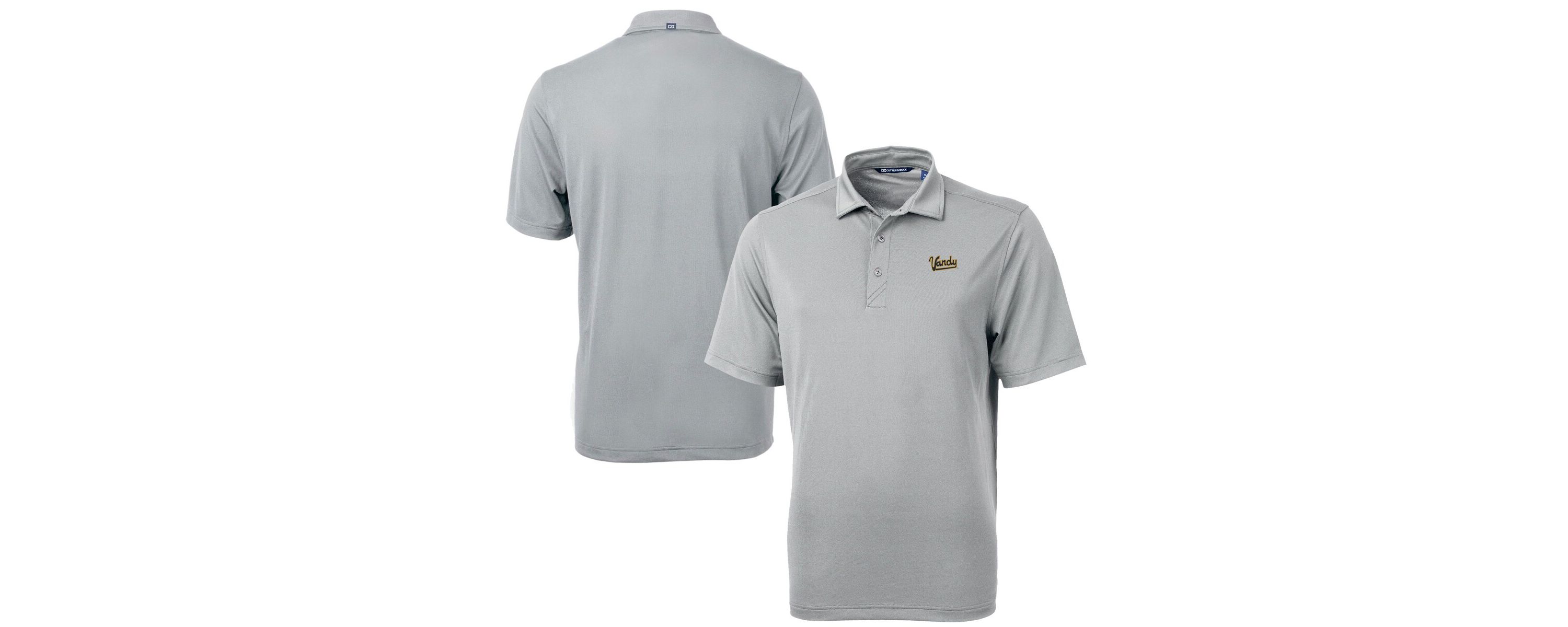 NCAA Vanderbilt Commodores Vault DryTec Virtue Eco Pique Recycled Polo