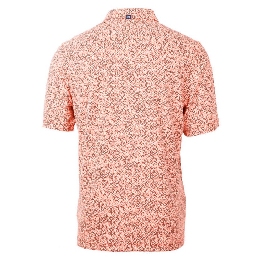 NCAA Tennessee Volunteers Vault DryTec Virtue Eco Pique Botanical Print Recycled Polo