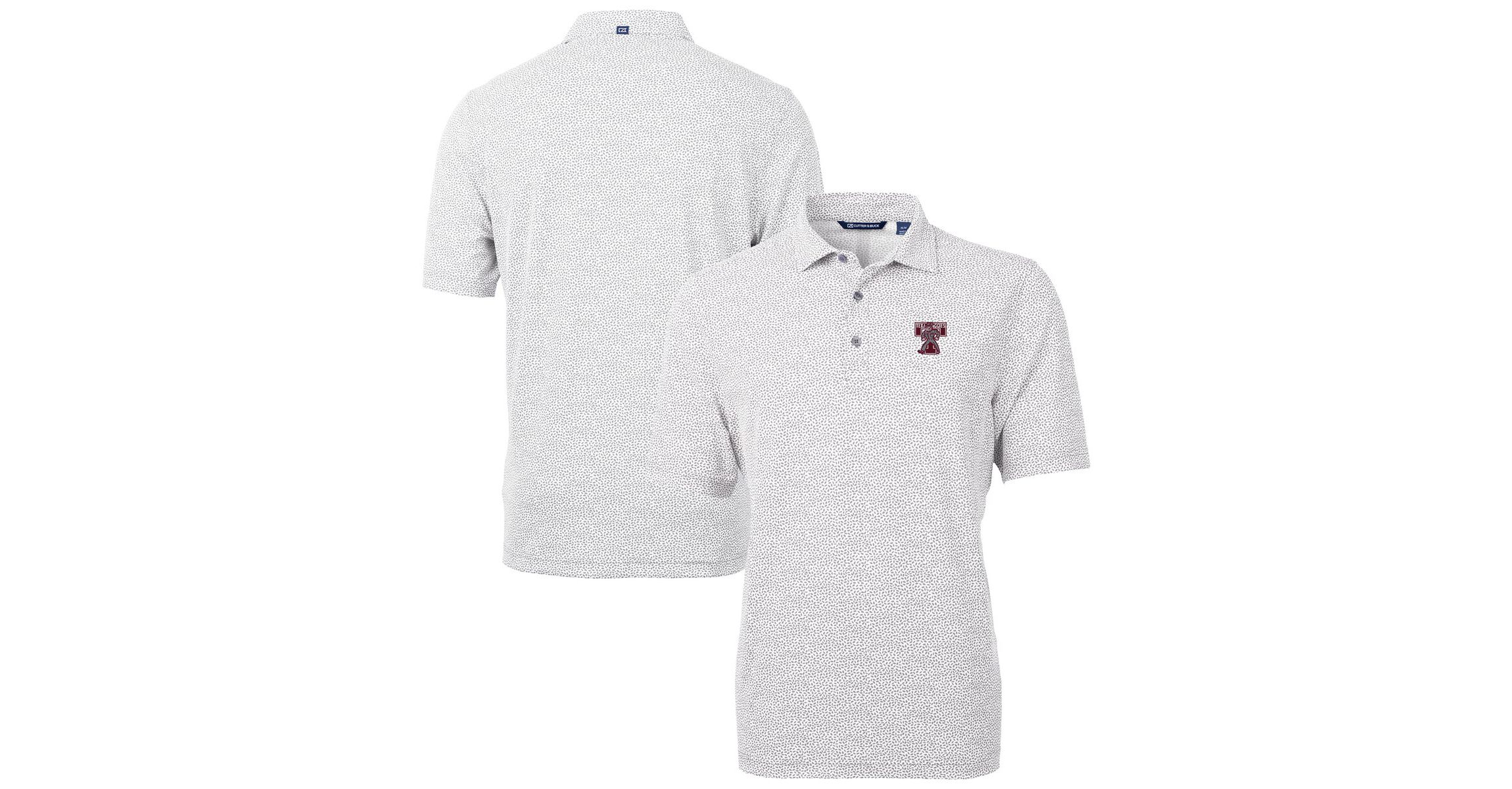 NCAA Texas A&M Aggies Vault DryTec Virtue Eco Pique Botanical Print Recycled Polo