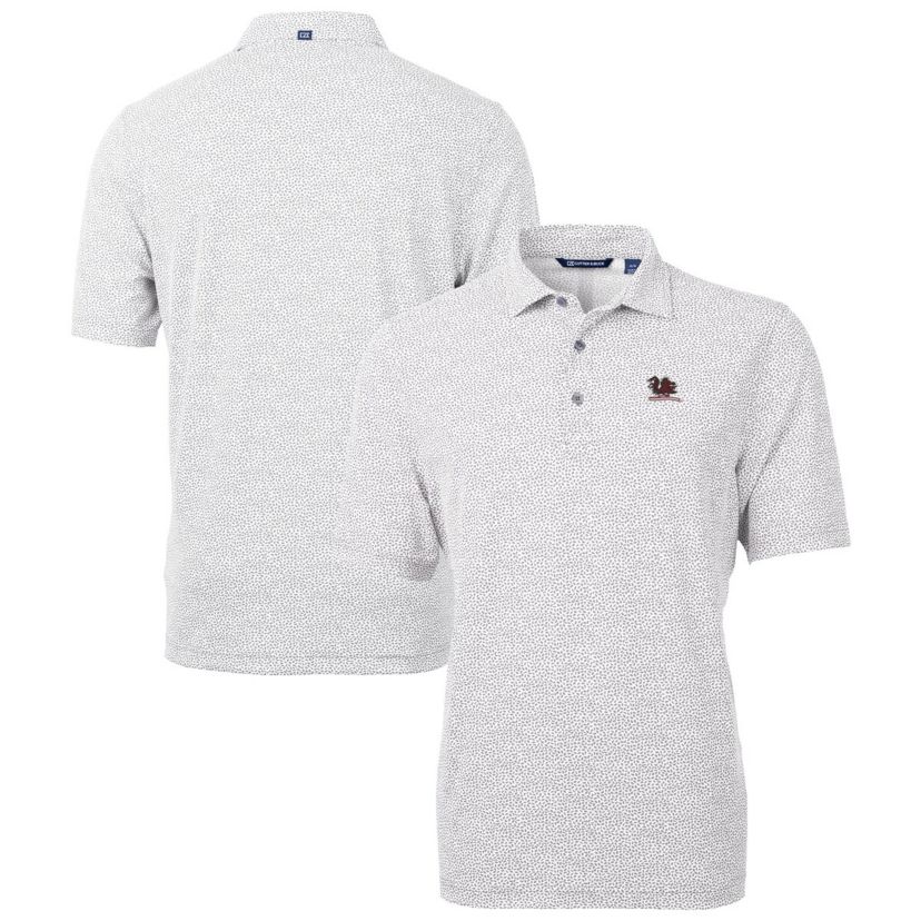 NCAA South Carolina Gamecocks Vault DryTec Virtue Eco Pique Botanical Print Recycled Polo
