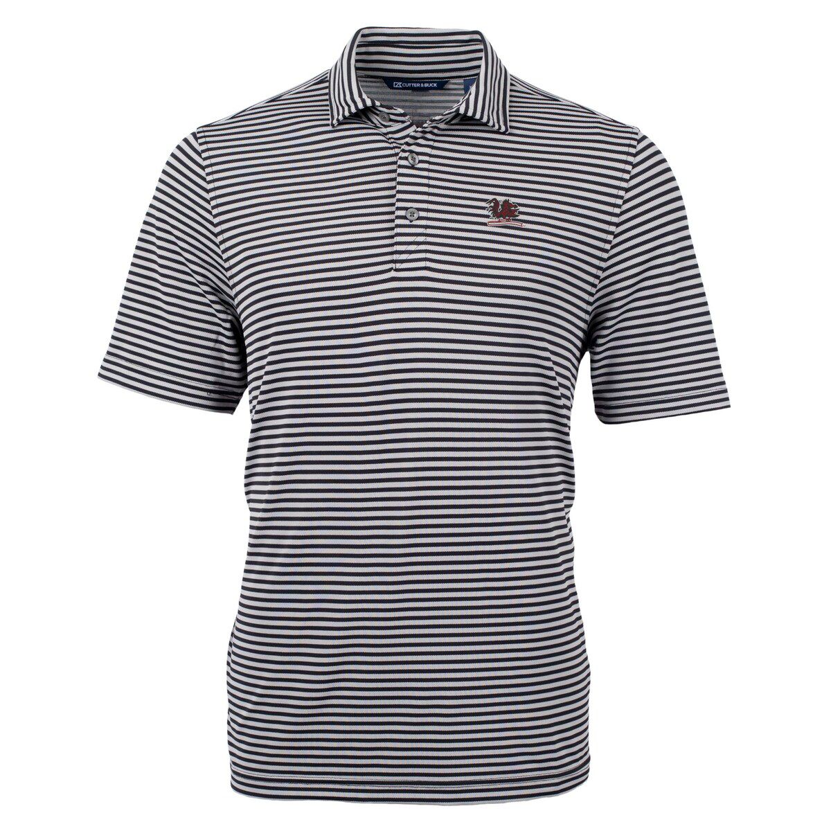 NCAA South Carolina Gamecocks Vault DryTec Virtue Eco Pique Stripe Recycled Polo