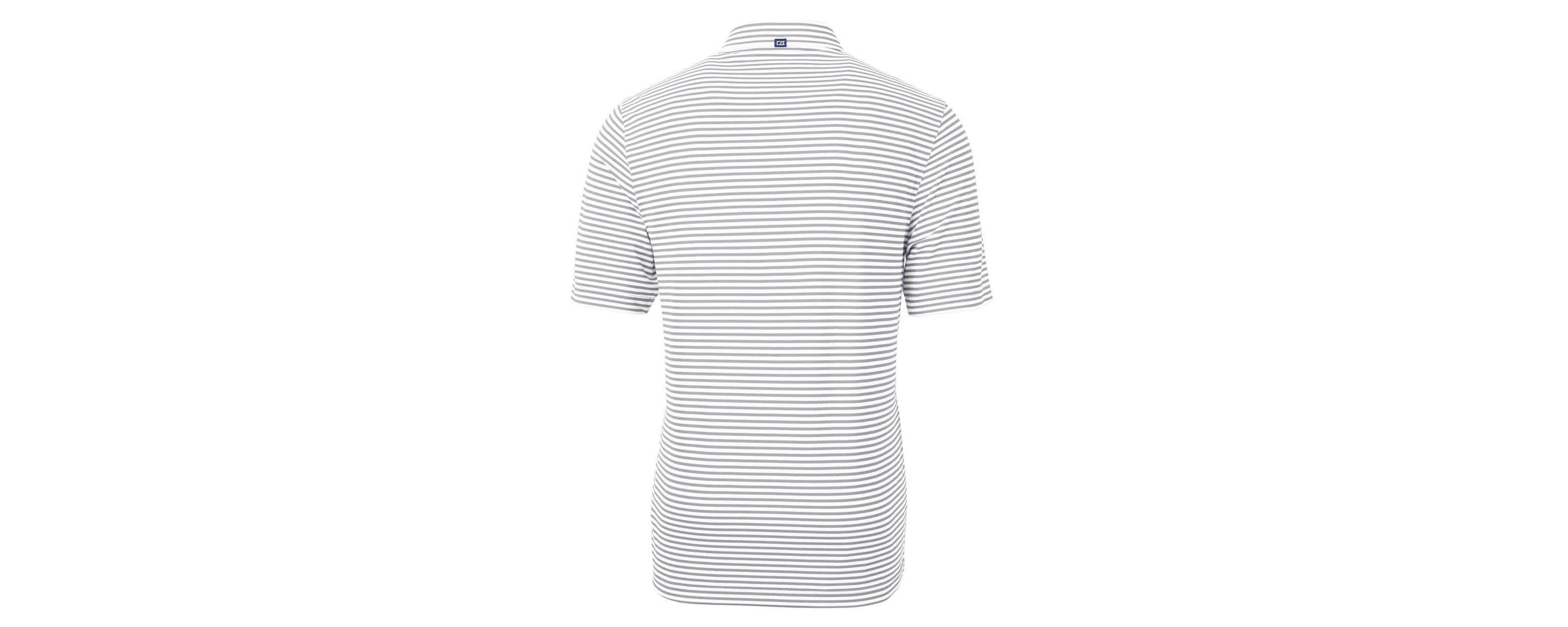 NCAA Texas A&M Aggies Vault DryTec Virtue Eco Pique Stripe Recycled Polo