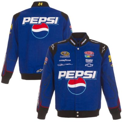 JH Design Men's NASCAR Jeff Gordon Pepsi Full-Snap Twill Uniform Jacket