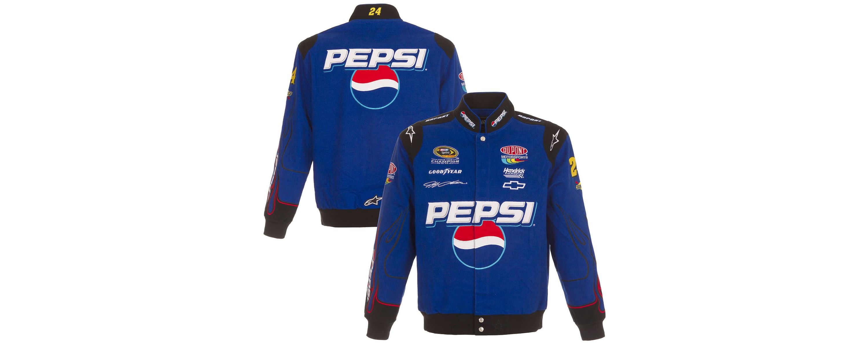 NASCAR Jeff Gordon Pepsi Full-Snap Twill Uniform Jacket