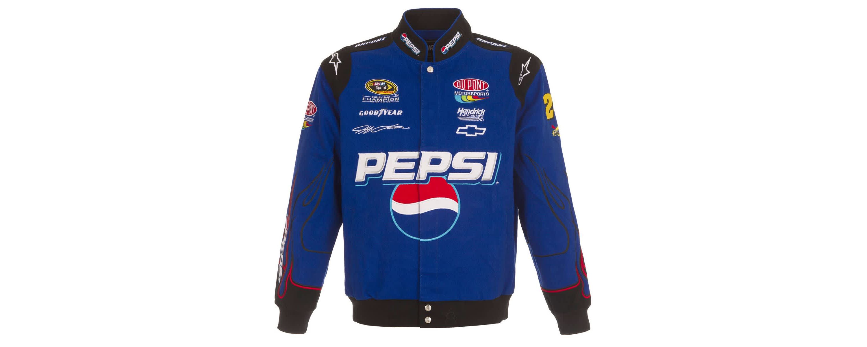 NASCAR Jeff Gordon Pepsi Full-Snap Twill Uniform Jacket