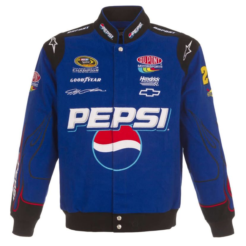 NASCAR Jeff Gordon Pepsi Full-Snap Twill Uniform Jacket