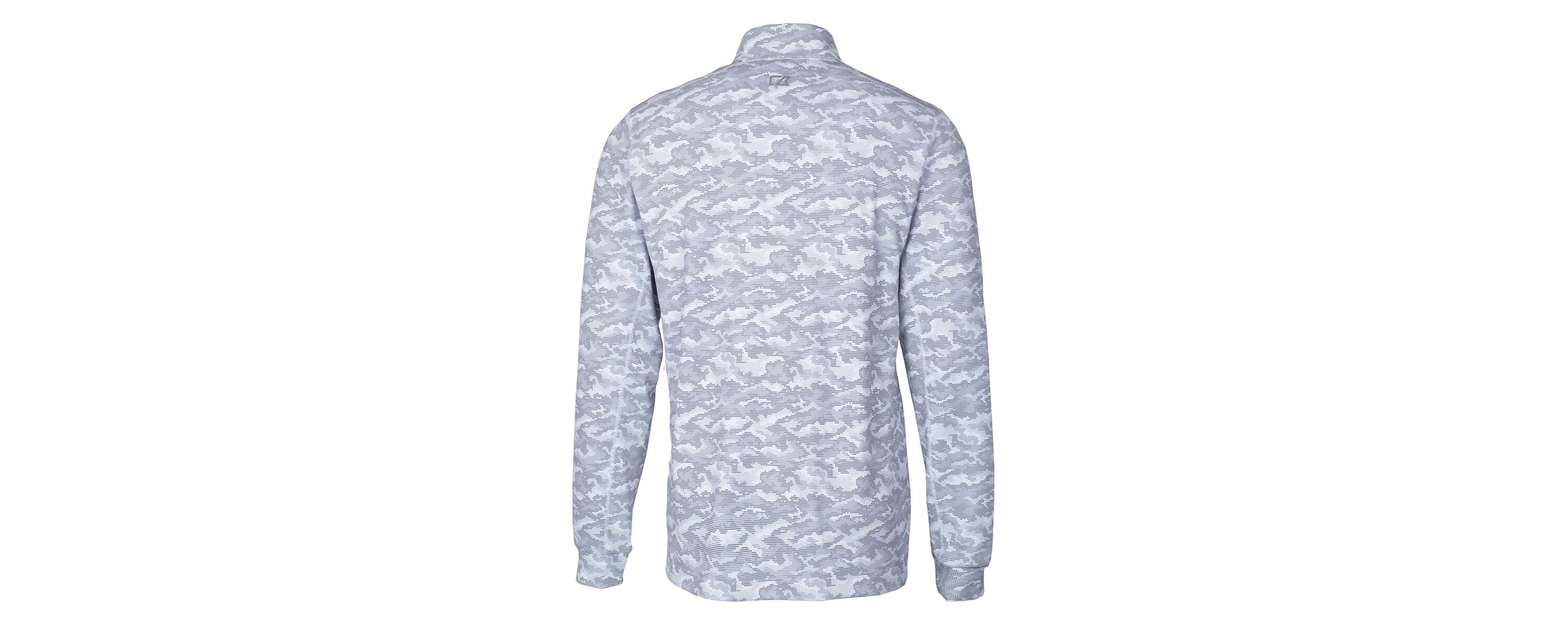 NCAA Texas A&M Aggies Big & Tall Traverse Print Stretch Quarter-Zip DryTec Top