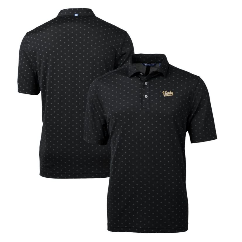 NCAA Vanderbilt Commodores Big & Tall Virtue Eco Pique Tile Print Recycled DryTec Polo