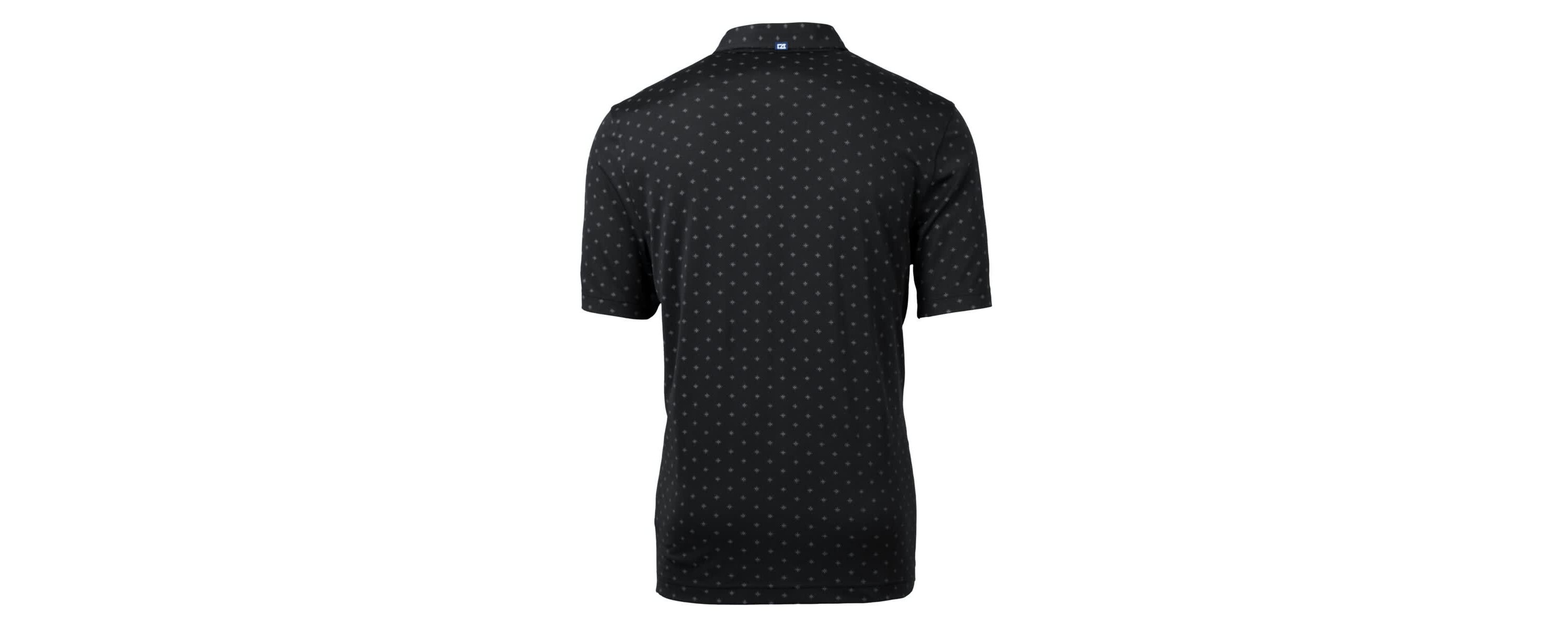 NCAA Vanderbilt Commodores Big & Tall Virtue Eco Pique Tile Print Recycled DryTec Polo