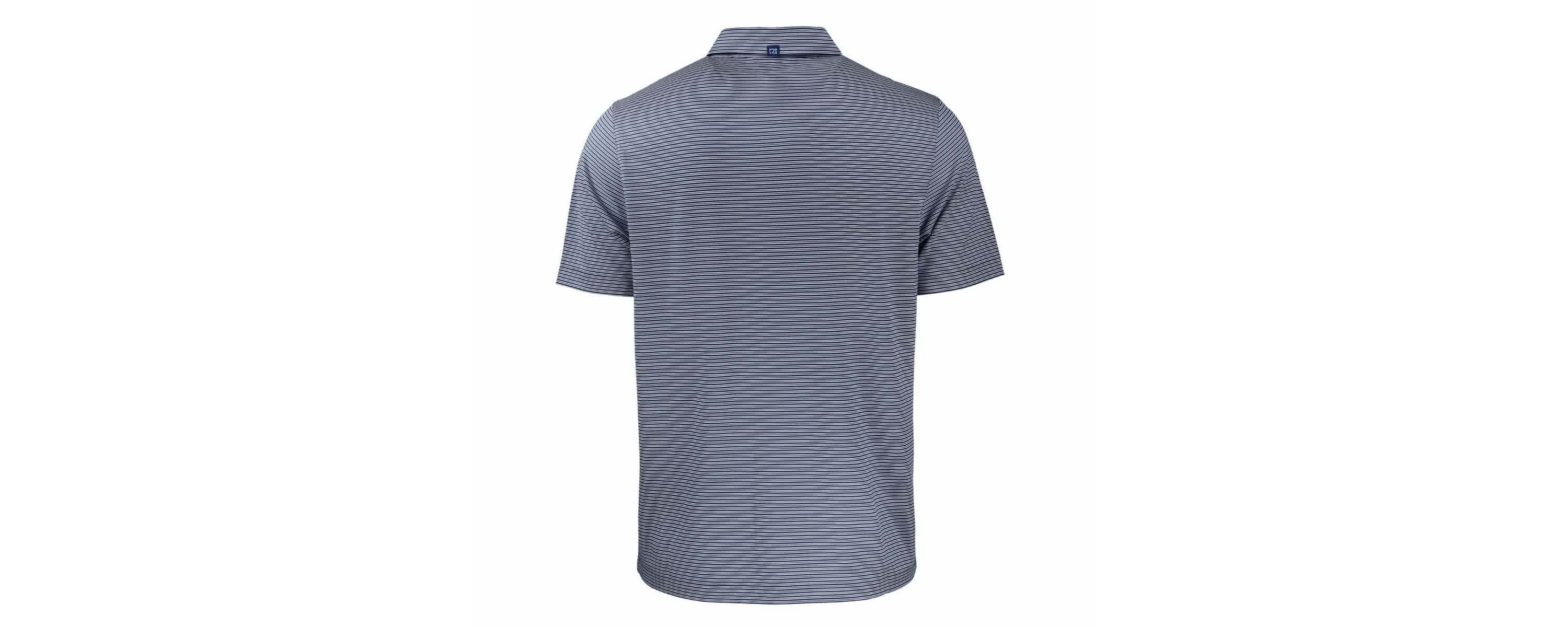 Syracuse Orange NCAA Syracuse Big & Tall Forge Eco Double Stripe Stretch Recycled Polo