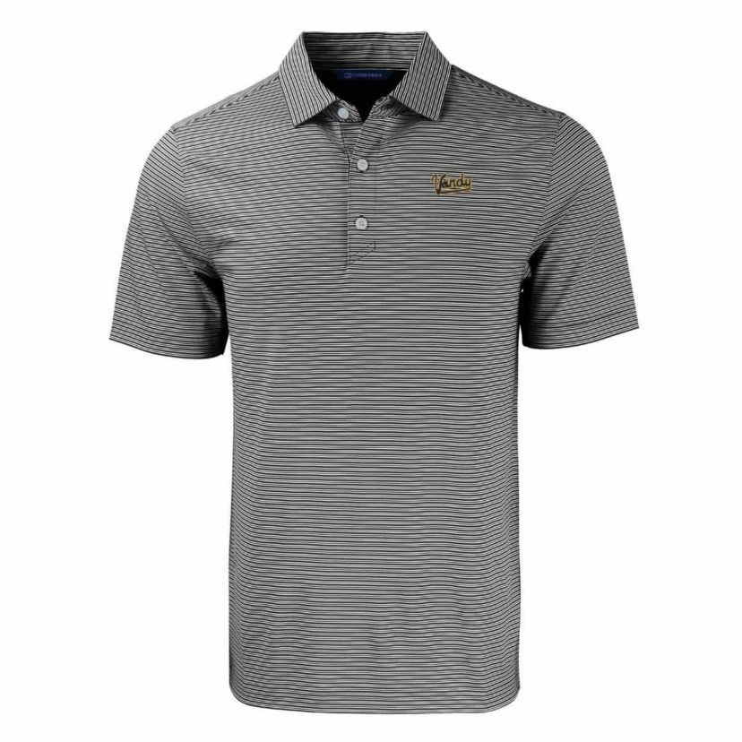 NCAA Vanderbilt Commodores Big & Tall Forge Eco Double Stripe Stretch Recycled Polo