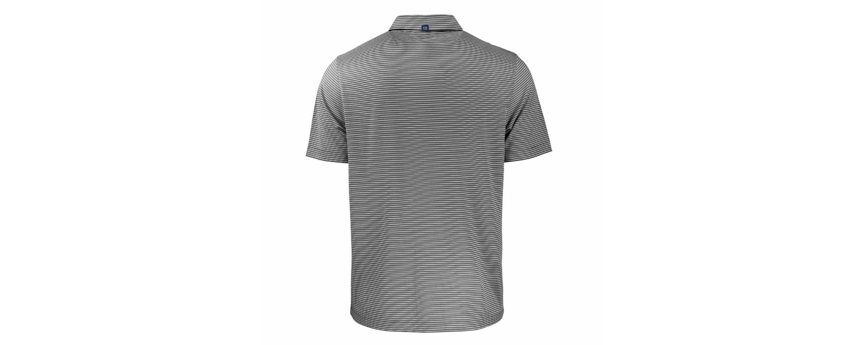 NCAA Vanderbilt Commodores Big & Tall Forge Eco Double Stripe Stretch Recycled Polo