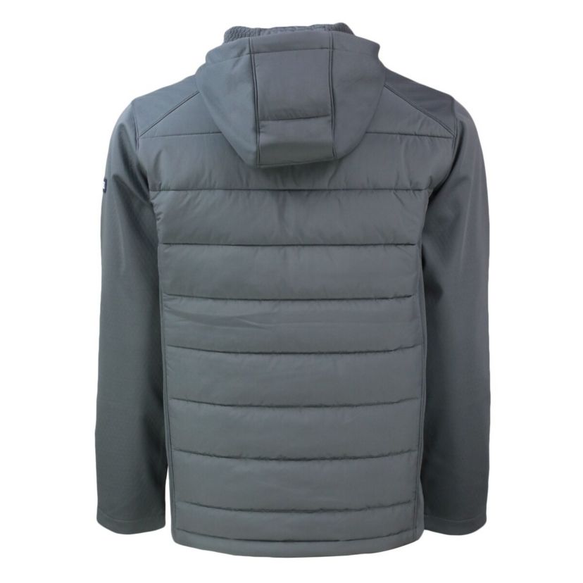 NCAA Texas Longhorns Big & Tall Evoke Hybrid Eco Softshell Recycled Full-Zip Hooded PrimaLoft Jacket