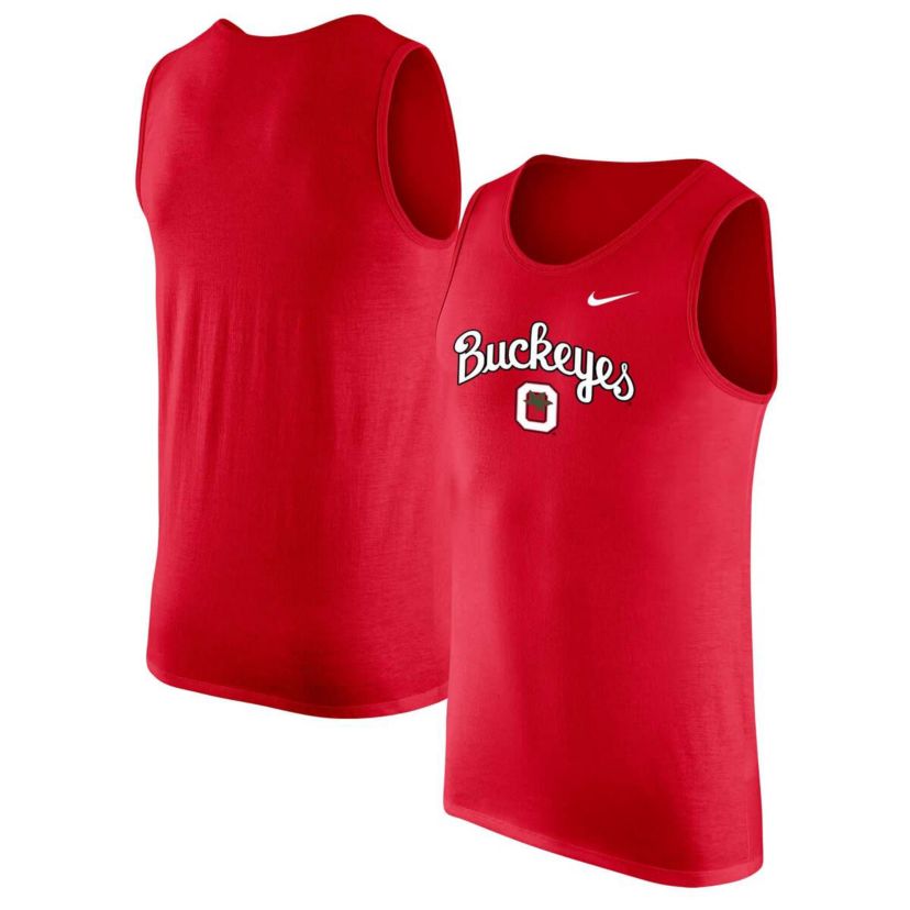 NCAA Nike Ohio State Buckeyes Vintage Logo Performance Tank Top