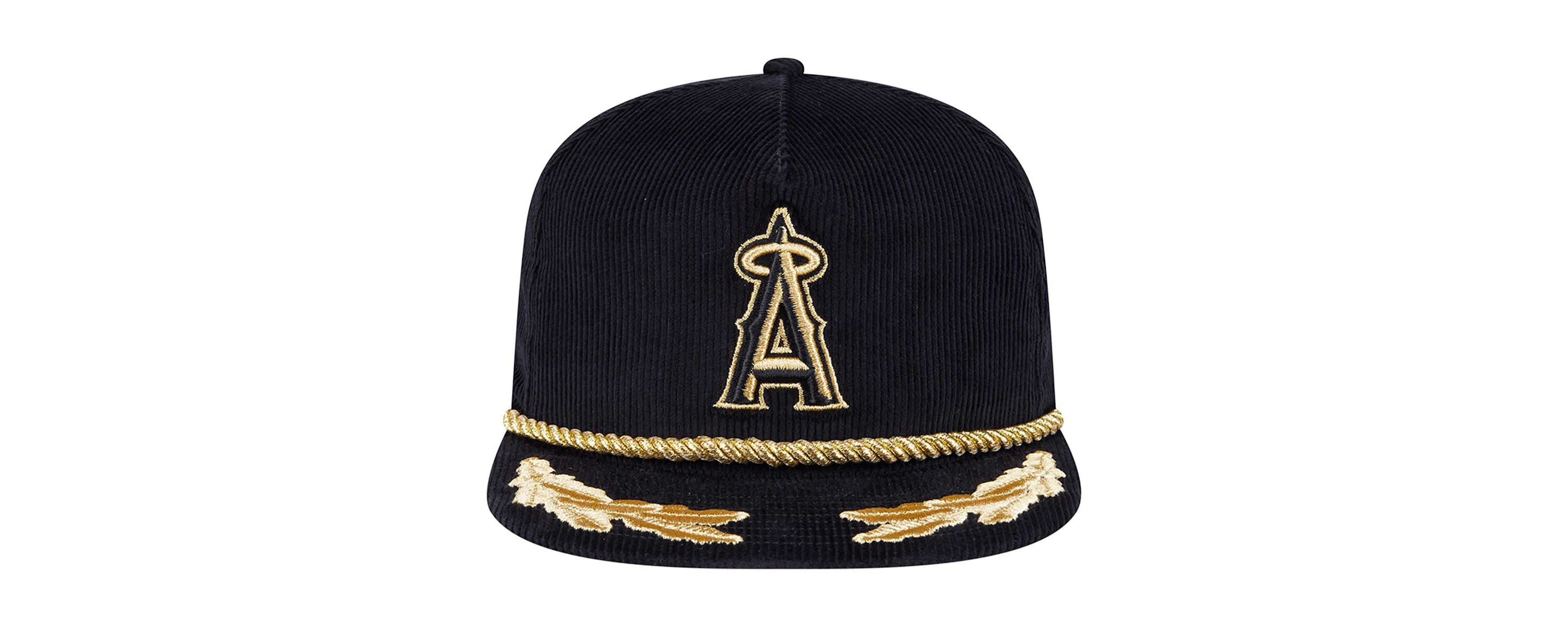 MLB Los Angeles Angels Corduroy Filigree Golfer Adjustable Hat
