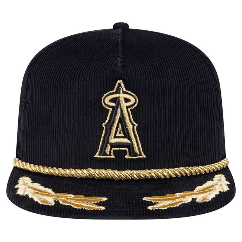 MLB Los Angeles Angels Corduroy Filigree Golfer Adjustable Hat