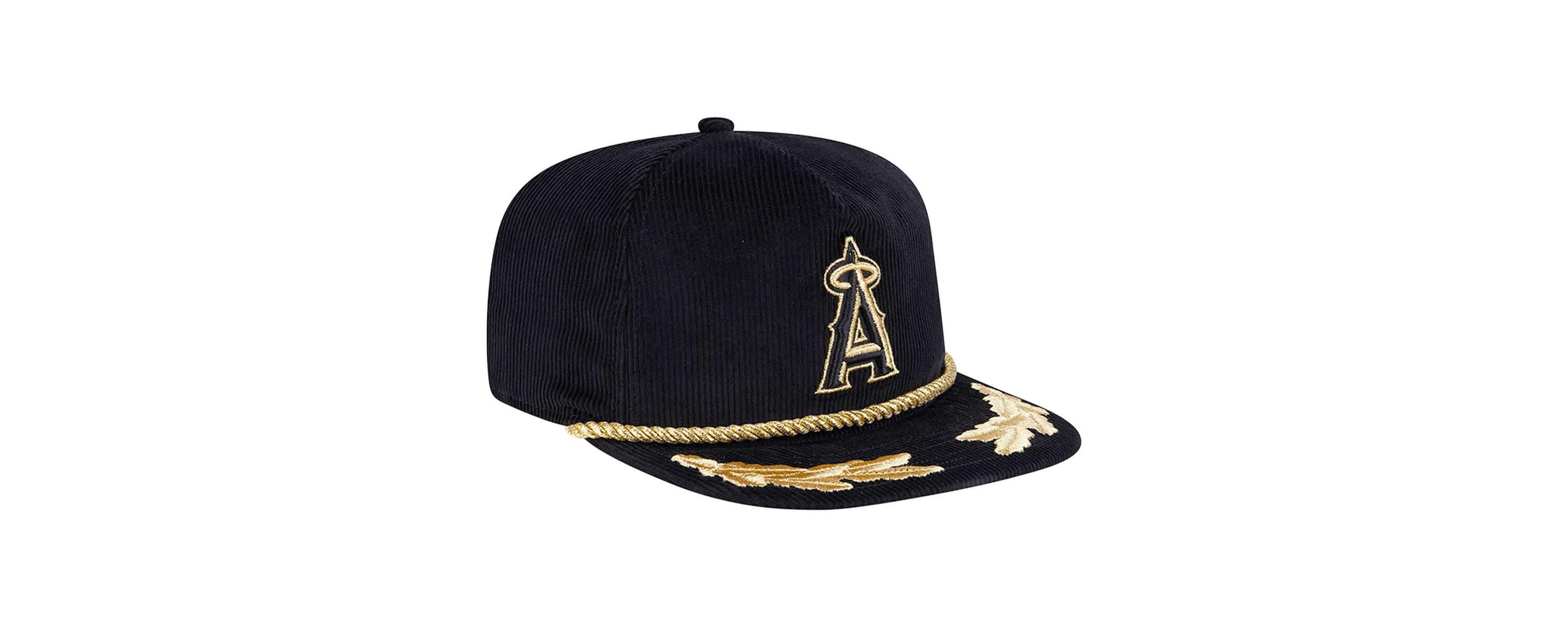 MLB Los Angeles Angels Corduroy Filigree Golfer Adjustable Hat