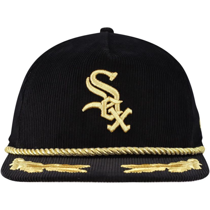 Chicago White Sox MLB Chicago Sox Corduroy Filigree Golfer Adjustable Hat