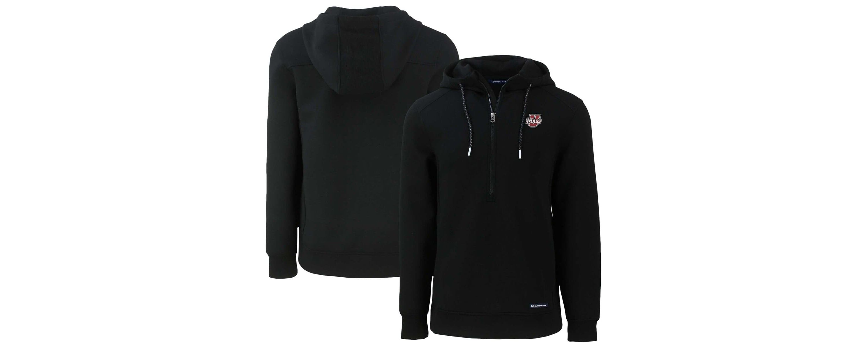 NCAA UMass Minutemen Roam Eco Half-Zip Pullover Hoodie