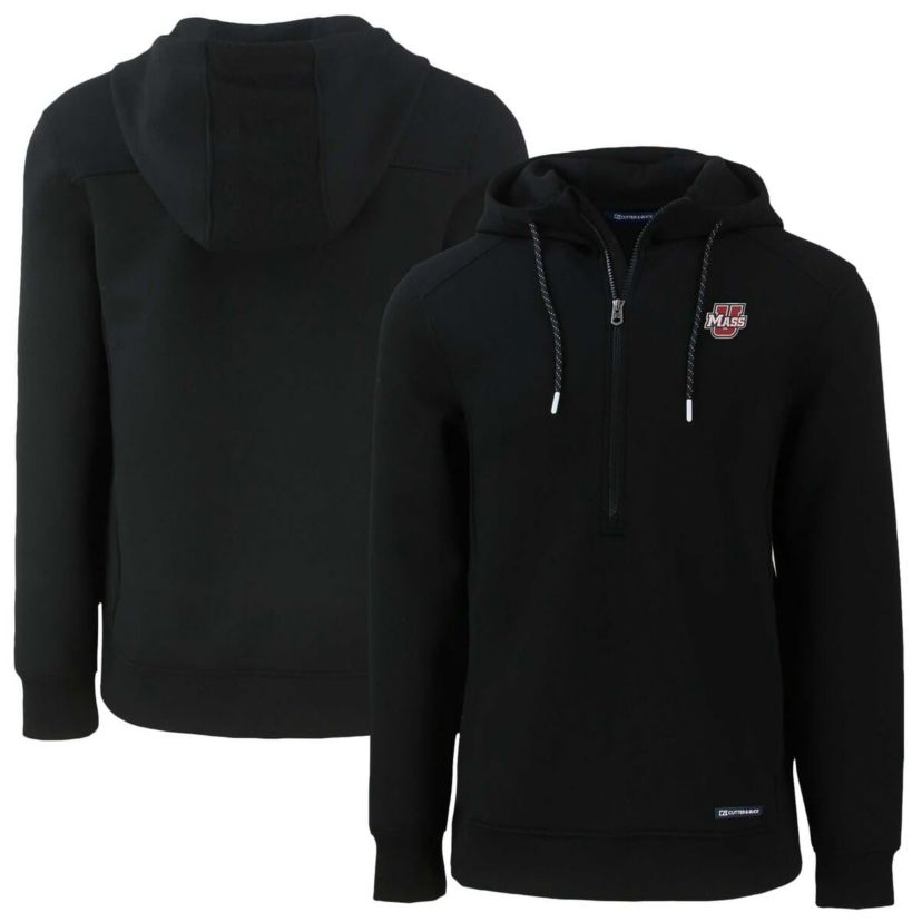 NCAA UMass Minutemen Roam Eco Half-Zip Pullover Hoodie