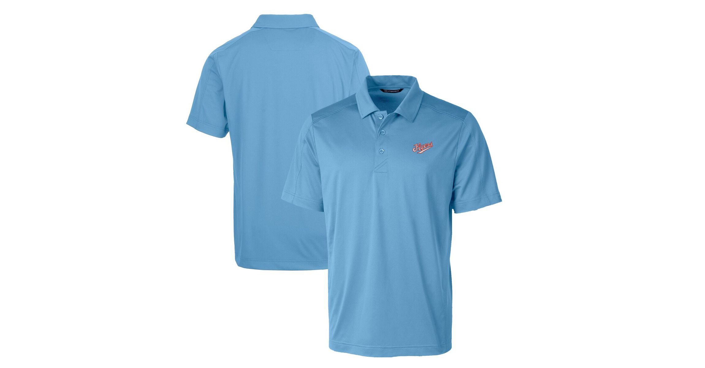 NCAA Light Dayton Flyers Big & Tall Prospect Textured Stretch DryTec Polo