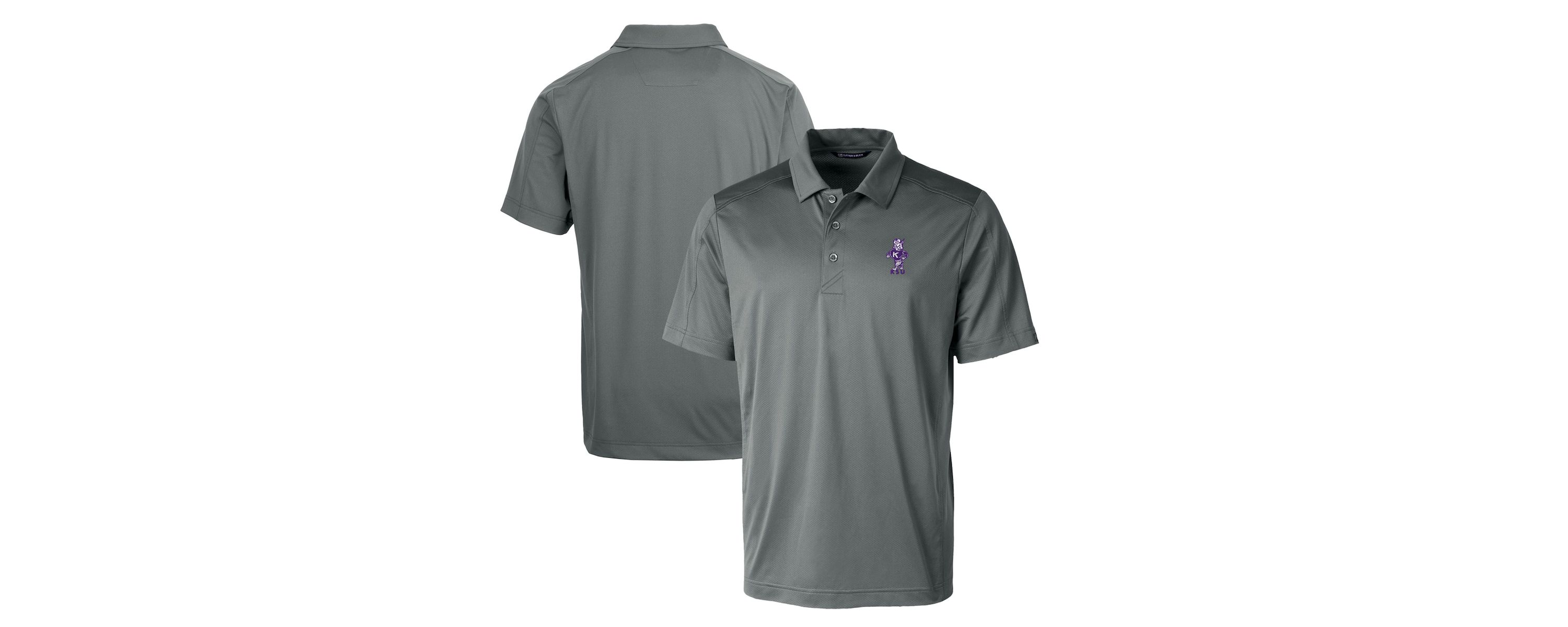 NCAA Kansas State Wildcats Big & Tall Prospect Textured Stretch DryTec Polo