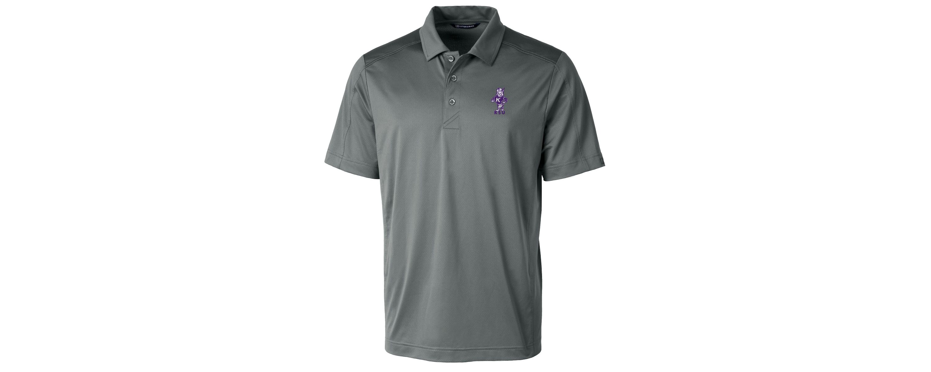NCAA Kansas State Wildcats Big & Tall Prospect Textured Stretch DryTec Polo