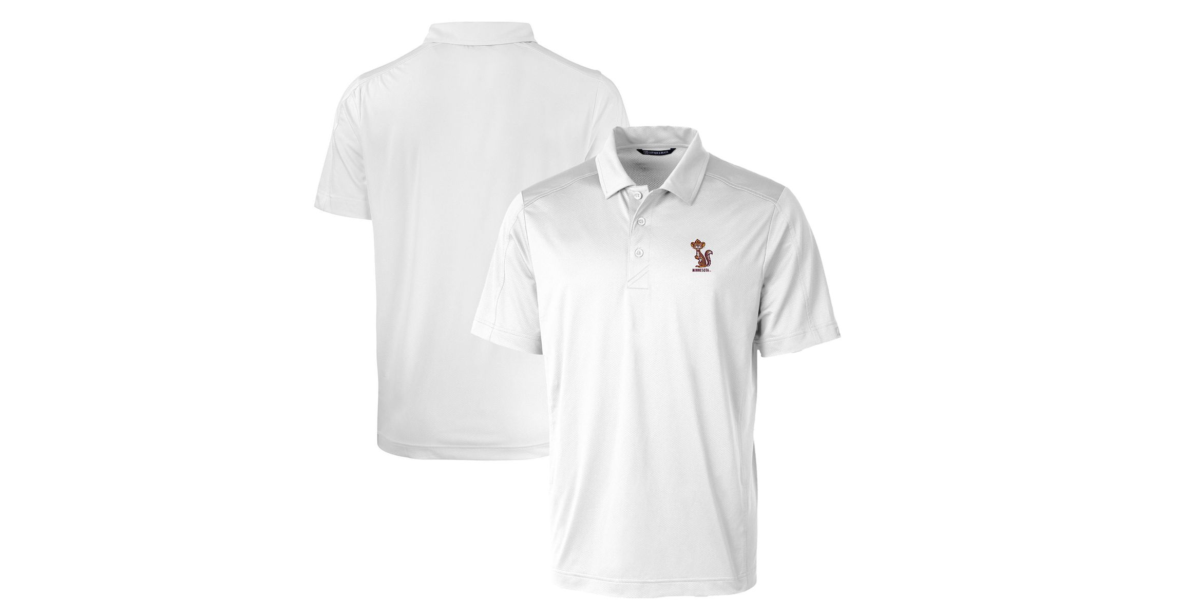 NCAA Minnesota Golden Gophers Big & Tall Prospect Textured Stretch DryTec Polo