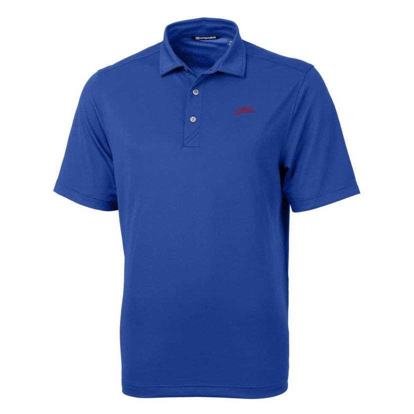 NCAA SMU Mustangs Big & Tall Virtue Eco Pique Recycled DryTec Polo