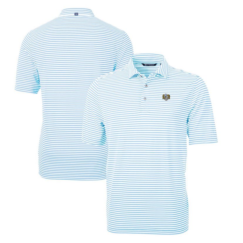 NCAA Carolina North Carolina Tar Heels Big & Tall Virtue Eco Pique Stripe Recycled DryTec Polo
