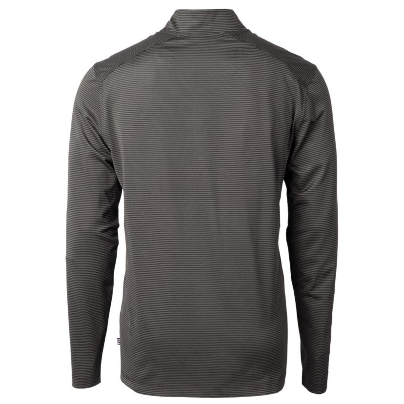 NCAA South Carolina Gamecocks Big & Tall Virtue Eco Pique Micro Stripe Recycled Quarter-Zip DryTec Top