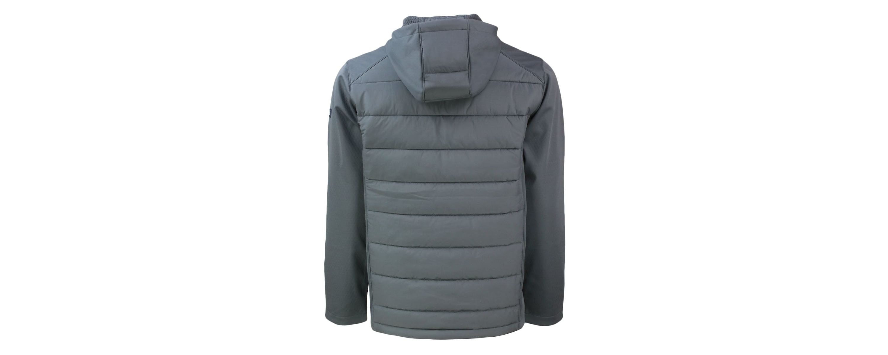 NCAA Montana State Bobcats Big & Tall Evoke Hybrid Eco Softshell Recycled Full-Zip Hooded PrimaLoft Jacket