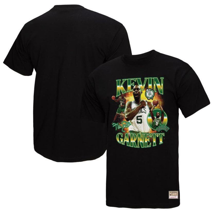 NBA Kevin Garnett Boston Celtics Collage T-Shirt