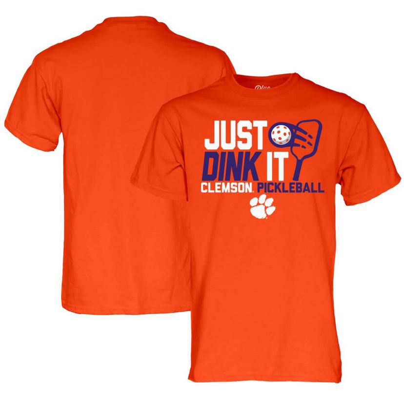 NCAA Clemson Tigers Just Dink It Pickleball T-Shirt