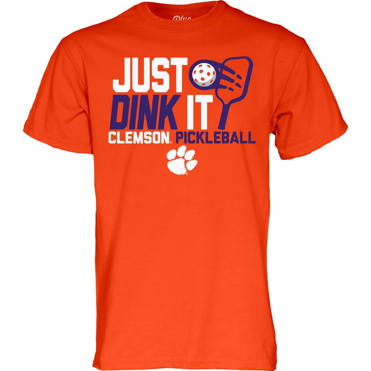 NCAA Clemson Tigers Just Dink It Pickleball T-Shirt