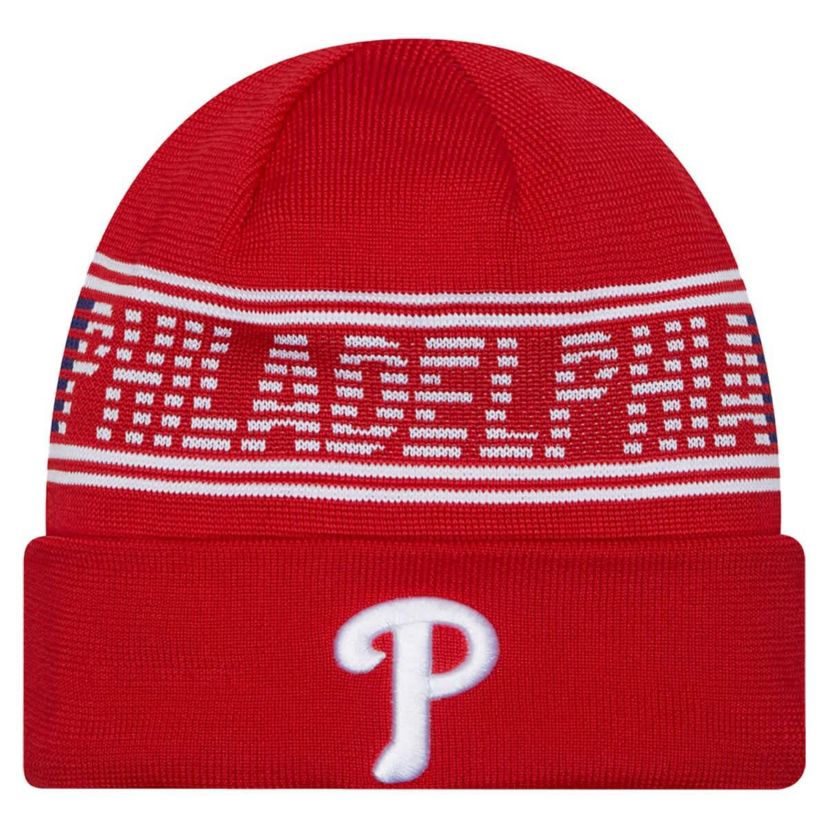 MLB Philadelphia Phillies Authentic Collection Cuffed Knit Hat