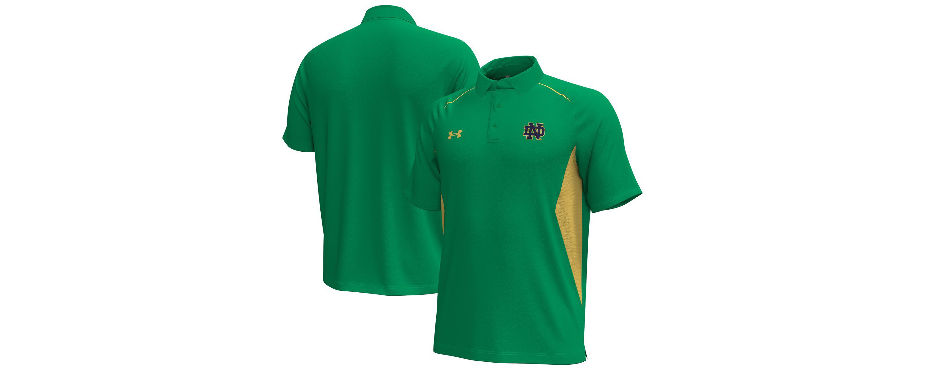 NCAA Under Armour Kelly Notre Dame Fighting Irish Title Performance Polo