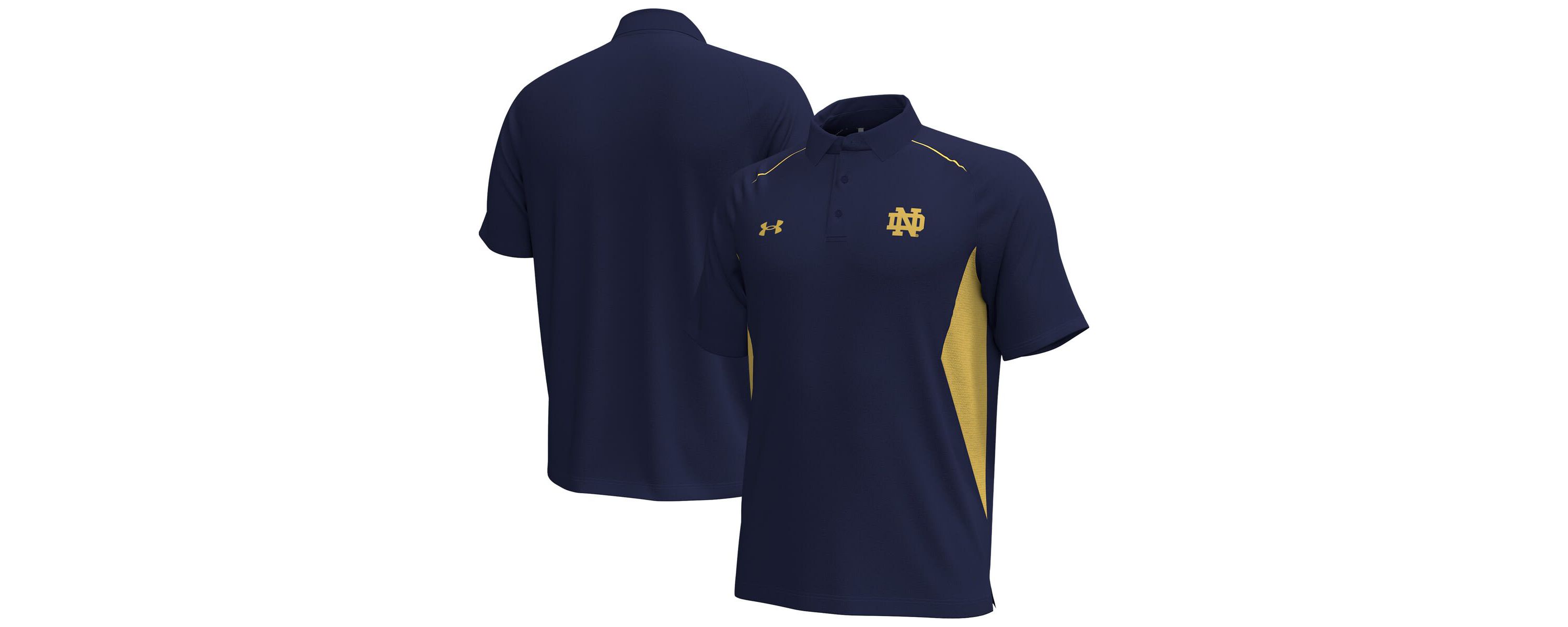 NCAA Under Armour Notre Dame Fighting Irish Title Performance Polo