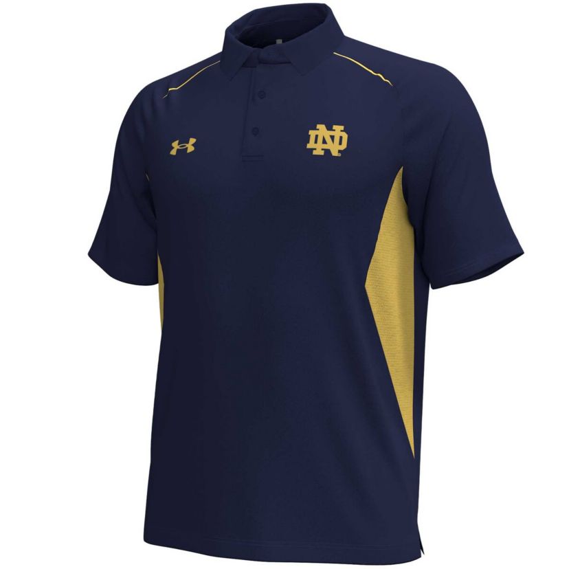 NCAA Under Armour Notre Dame Fighting Irish Title Performance Polo
