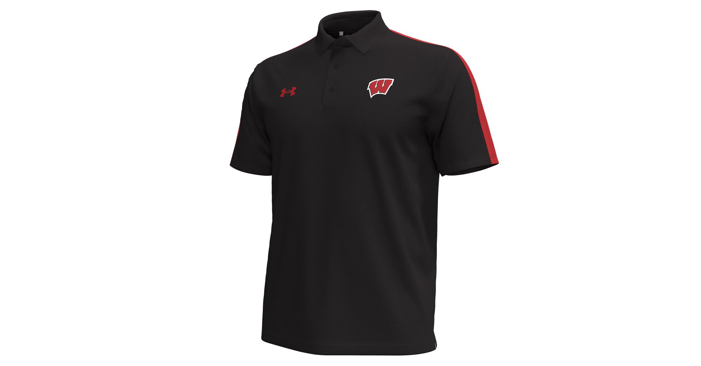 NCAA Under Armour Wisconsin Badgers Pinnacle Performance Polo