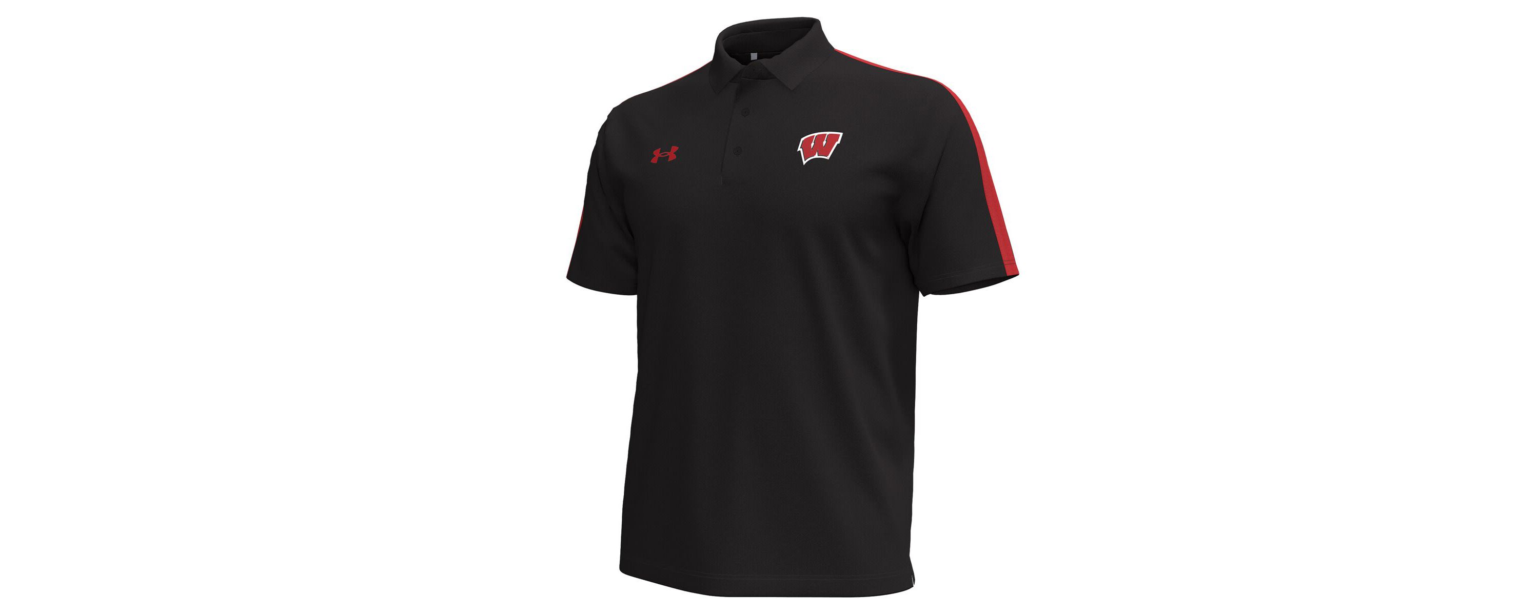 NCAA Under Armour Wisconsin Badgers Pinnacle Performance Polo