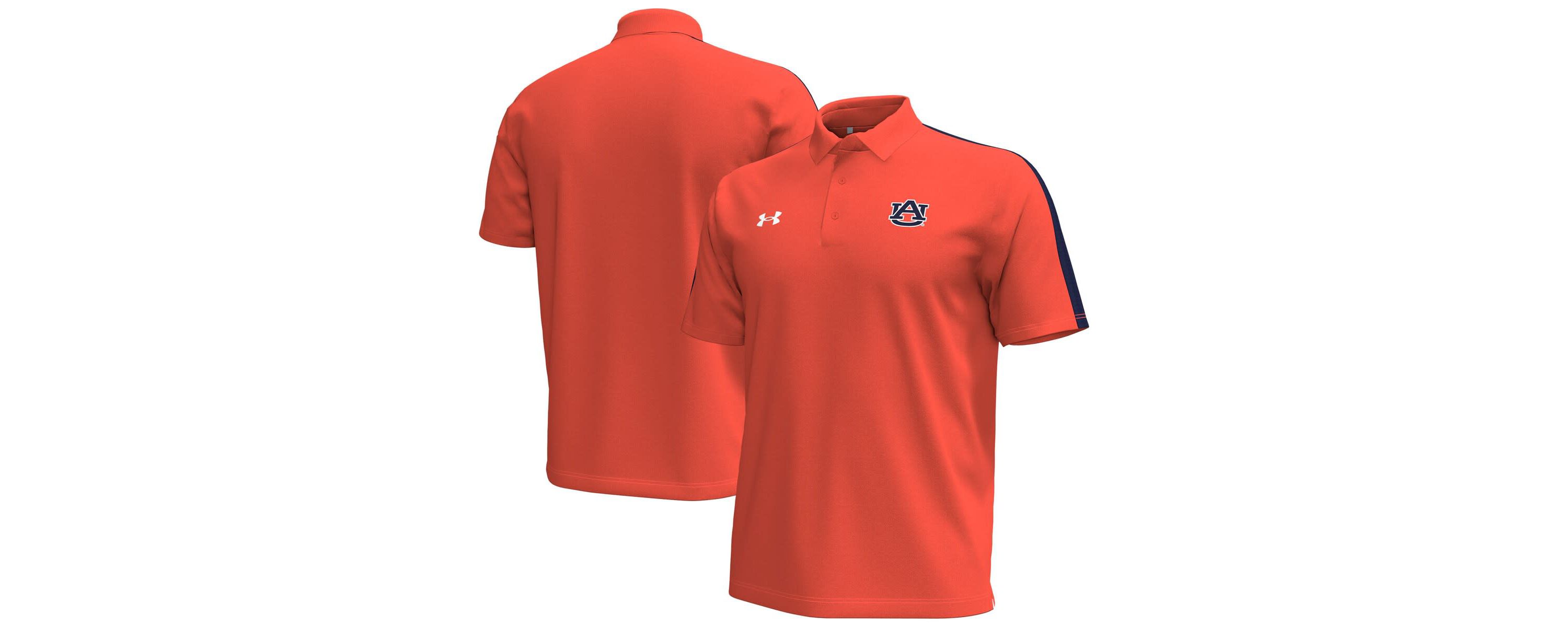 NCAA Under Armour Auburn Tigers Pinnacle Performance Polo
