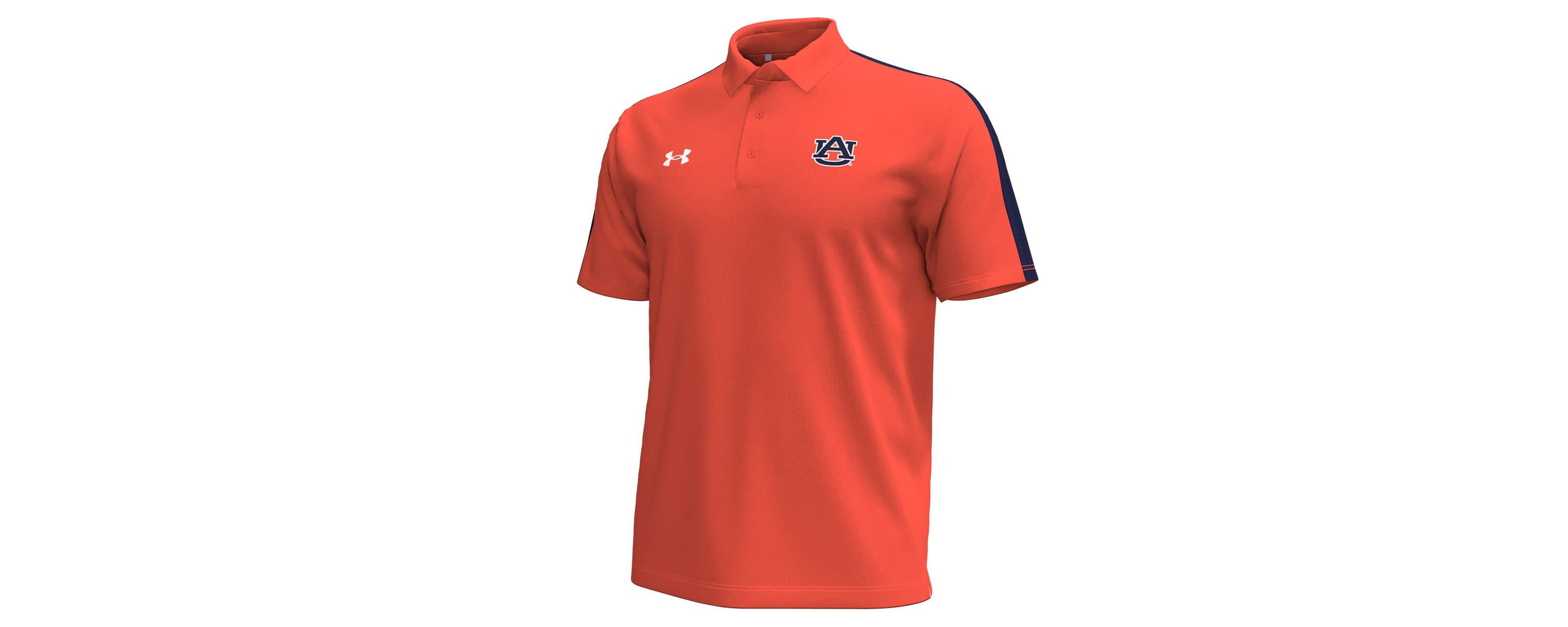 NCAA Under Armour Auburn Tigers Pinnacle Performance Polo